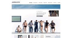Desktop Screenshot of ammann-bodywear.de