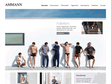 Tablet Screenshot of ammann-bodywear.de